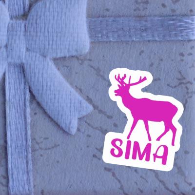 Autocollant Cerf Sima Gift package Image