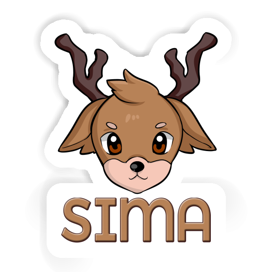 Sima Sticker Deer Notebook Image