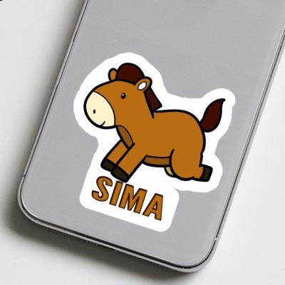 Sticker Sima Horse Gift package Image