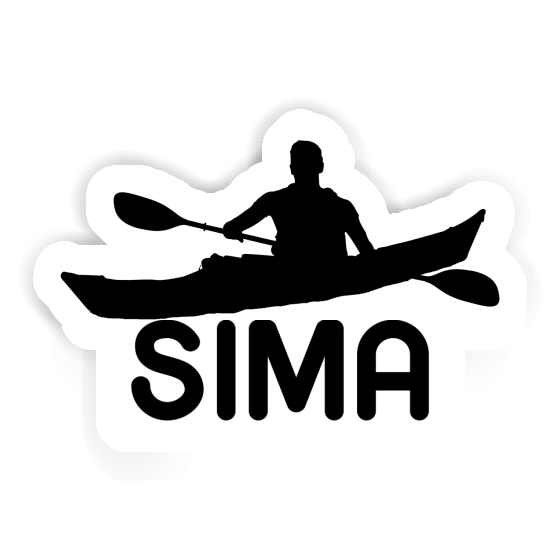 Sima Sticker Kayaker Image