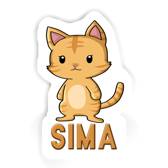 Sticker Katze Sima Image