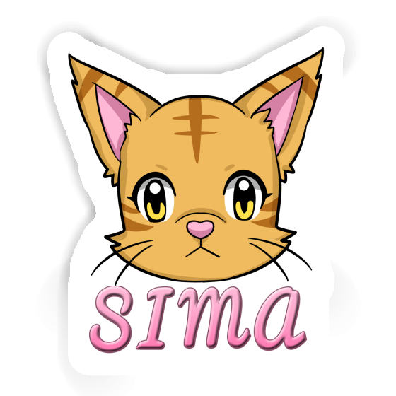 Sticker Sima Kitten Laptop Image