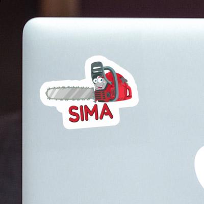 Sticker Sima Chainsaw Gift package Image