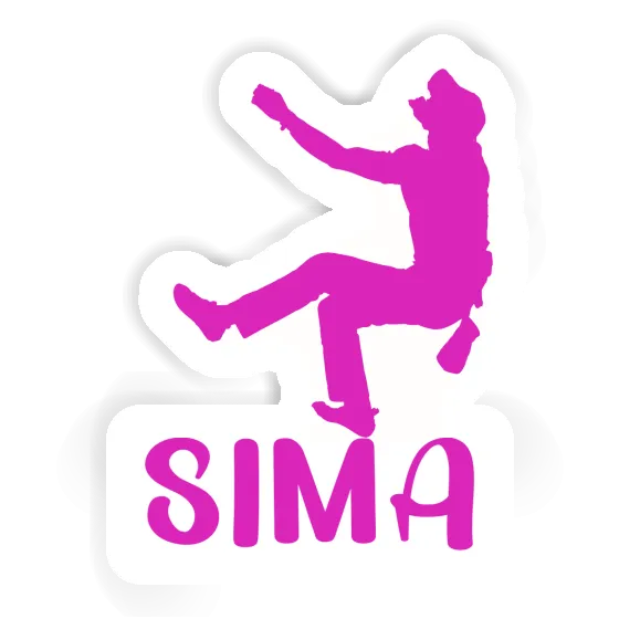 Climber Sticker Sima Notebook Image