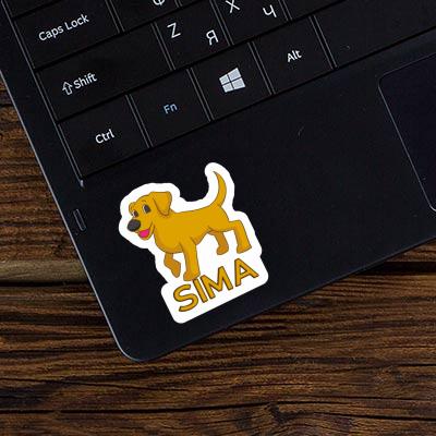 Sticker Sima Labrador Laptop Image