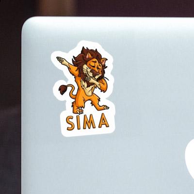 Sima Sticker Lion Image