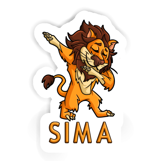 Autocollant Sima Lion Gift package Image