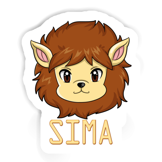 Sima Sticker Löwe Image