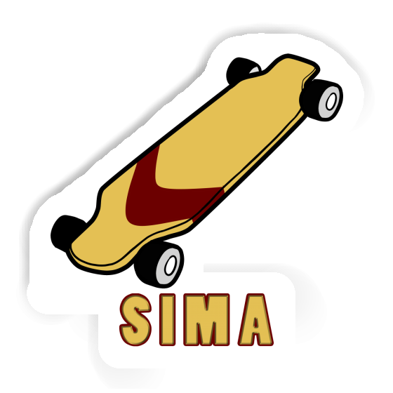 Sima Sticker Skateboard Notebook Image