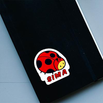 Sima Sticker Ladybug Laptop Image