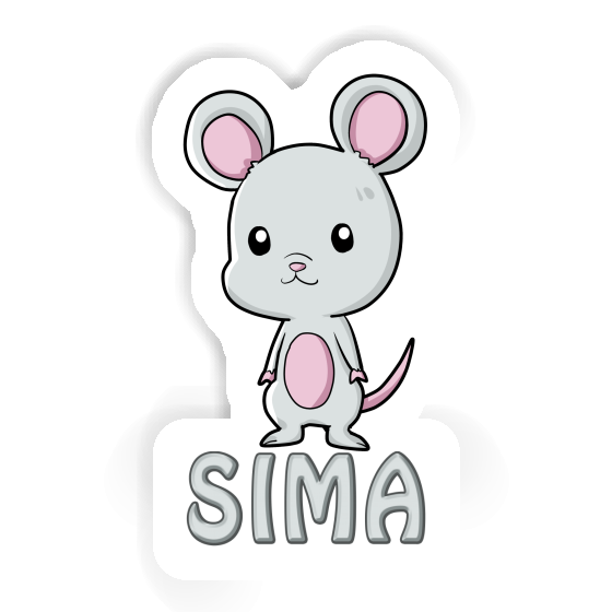 Mouse Sticker Sima Notebook Image