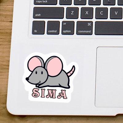 Sticker Sima Mouse Notebook Image