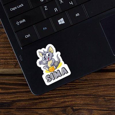 Sticker Sima Mouse Notebook Image