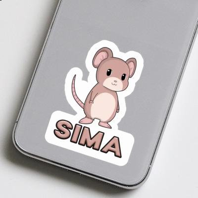 Sticker Sima Mouse Laptop Image