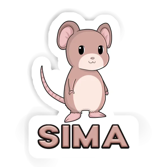 Sticker Sima Mouse Notebook Image