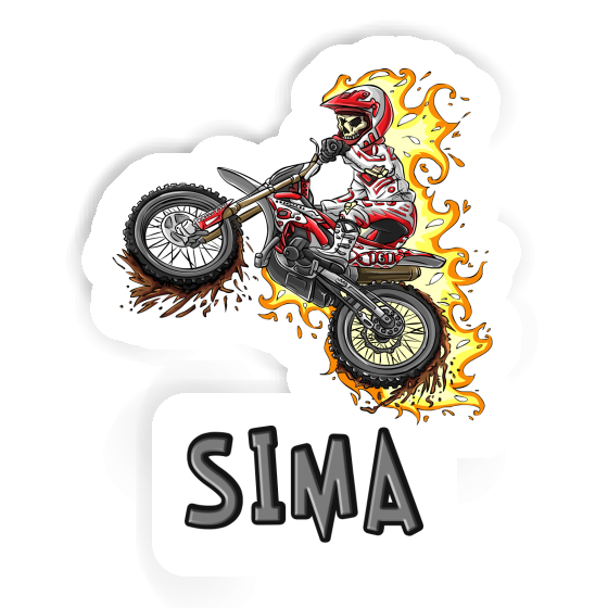 Motocrosser Sticker Sima Image