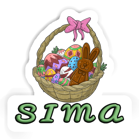 Easter basket Sticker Sima Gift package Image