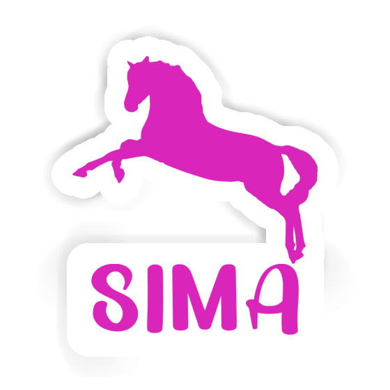 Sticker Sima Horse Notebook Image