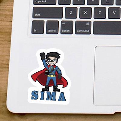 Sticker Photographer Sima Notebook Image