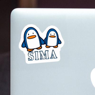 Penguin Sticker Sima Notebook Image