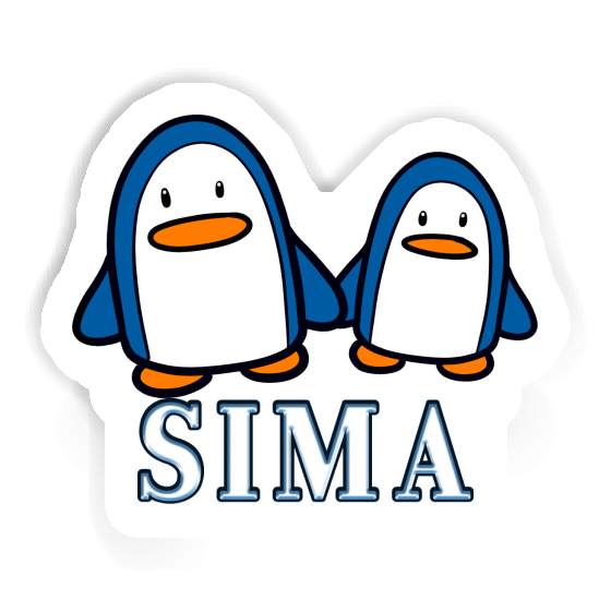 Penguin Sticker Sima Laptop Image