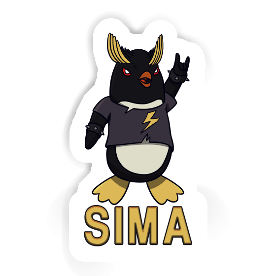 Sticker Penguin Sima Gift package Image