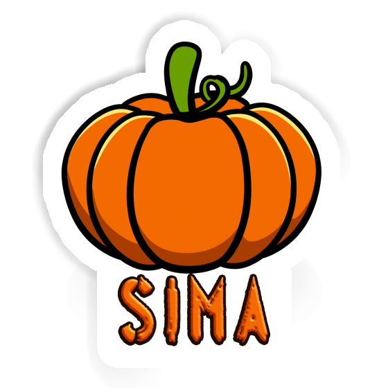 Sticker Pumpkin Sima Notebook Image