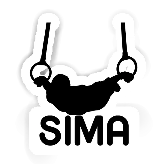 Sticker Ring gymnast Sima Laptop Image