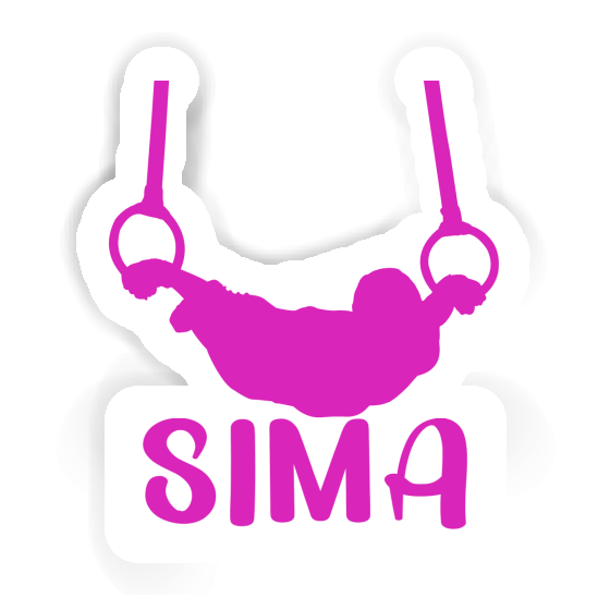 Sticker Ring gymnast Sima Laptop Image