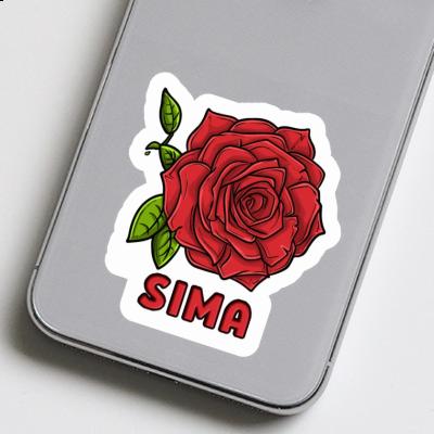 Sticker Rose Sima Notebook Image