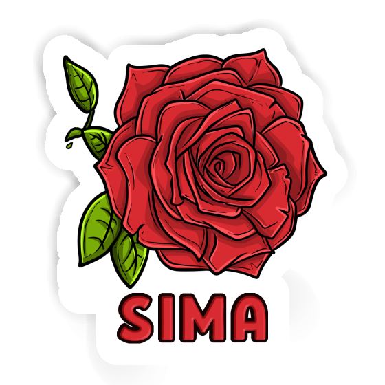 Sticker Rose Sima Laptop Image