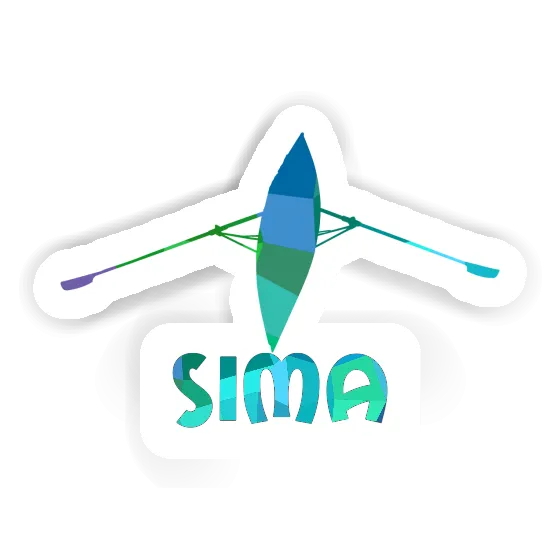 Sima Sticker Rowboat Notebook Image