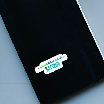 Sticker Sima Rowboat Image