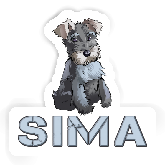 Aufkleber Schnauzer Sima Image