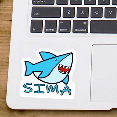 Sticker Shark Sima Laptop Image