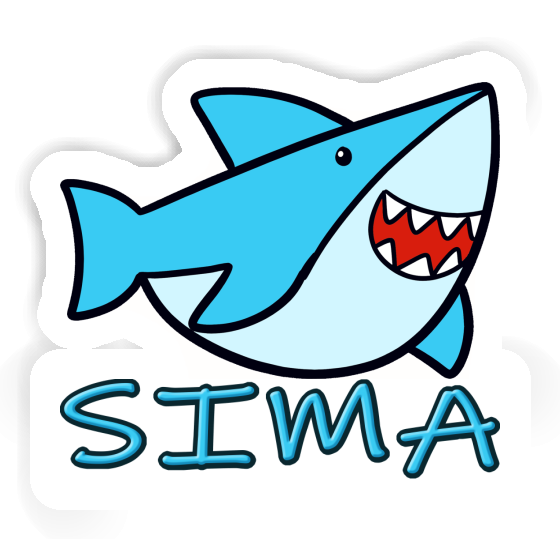 Sticker Shark Sima Image