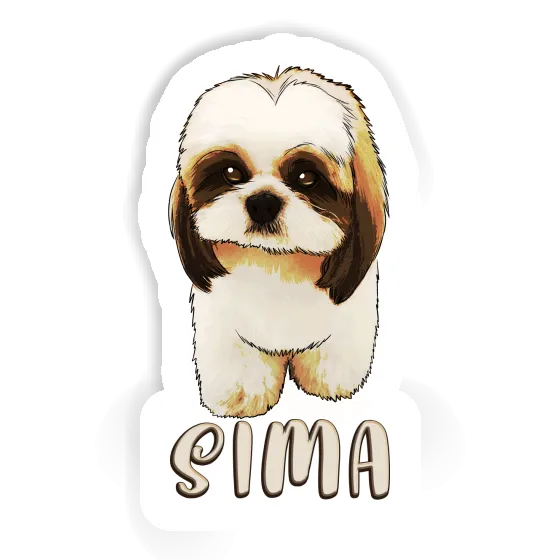 Sticker Shih Tzu Sima Gift package Image