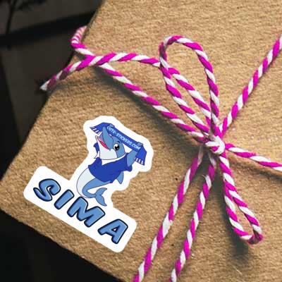 Sima Sticker Delfin Laptop Image