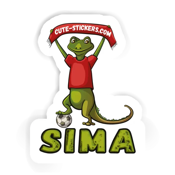 Sima Sticker Lizard Notebook Image