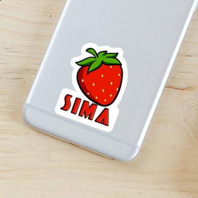 Sima Sticker Strawberry Laptop Image