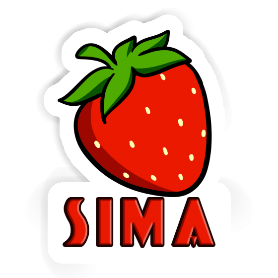 Sima Sticker Strawberry Image