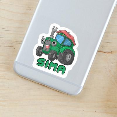 Sima Sticker Tractor Notebook Image