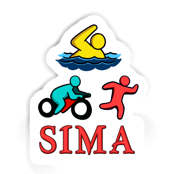 Autocollant Sima Triathlète Gift package Image