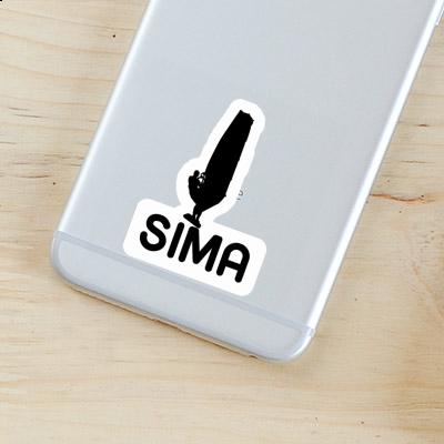 Sticker Windsurfer Sima Notebook Image