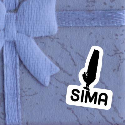 Sima Autocollant Windsurfer Gift package Image