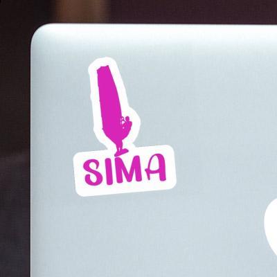 Sima Sticker Windsurfer Notebook Image