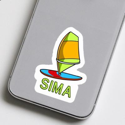 Sima Sticker Windsurf Board Image