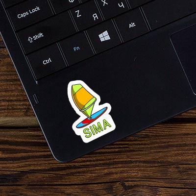 Sima Sticker Windsurf Board Notebook Image