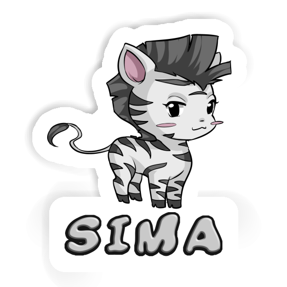 Sticker Zebra Sima Gift package Image