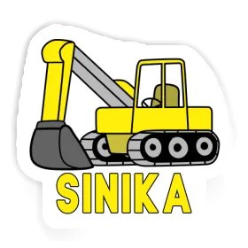 Sticker Sinika Excavator Image